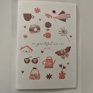 American Greetings Card with pink And Brown Logo
